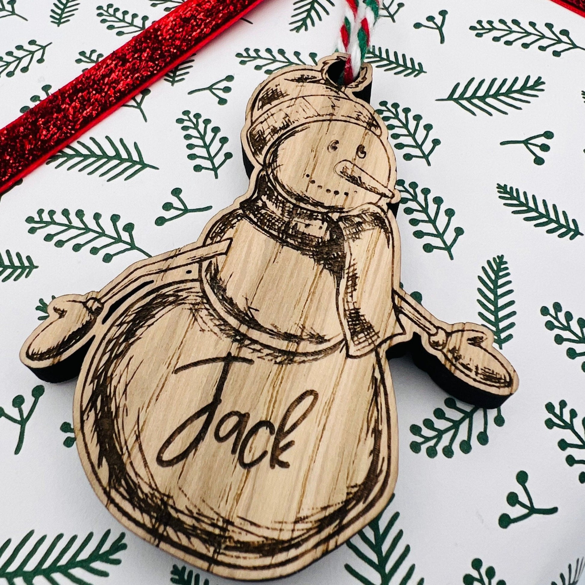 Personalised Snowman Gift Tags