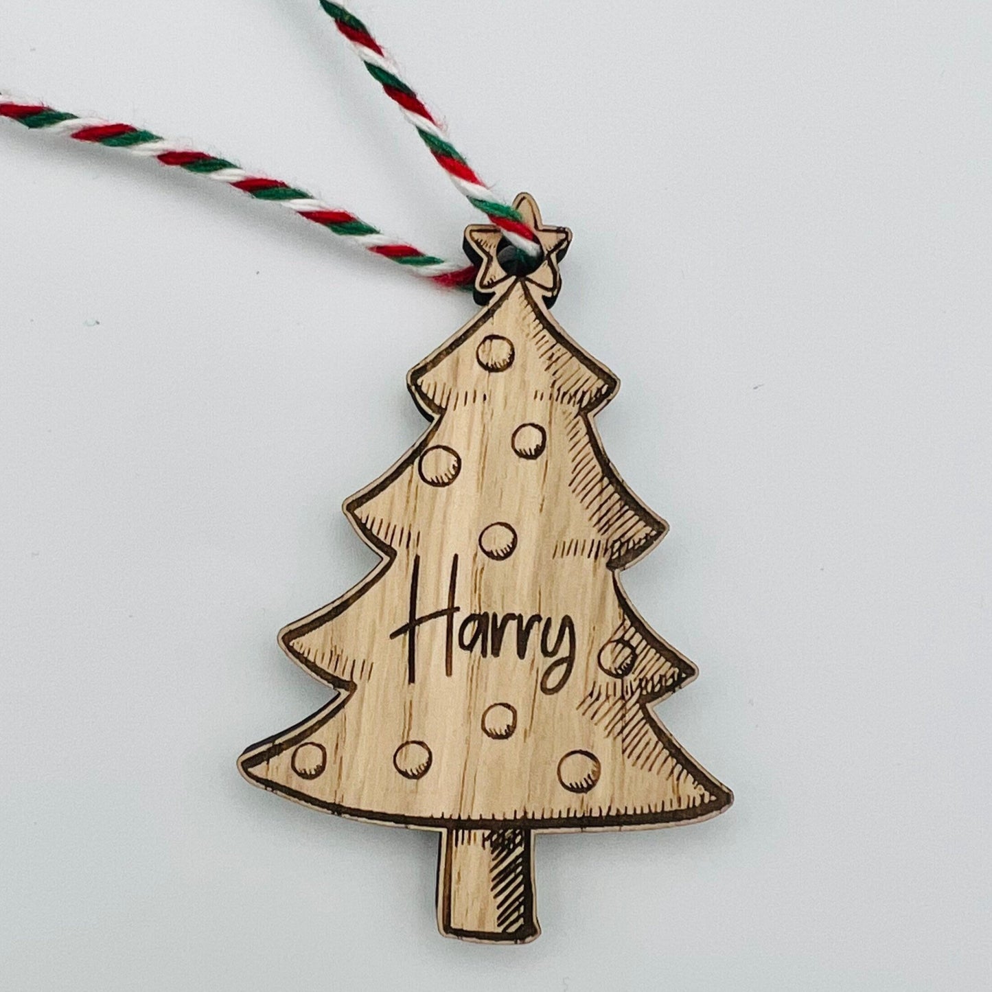 Personalised Christmas Tree Gift Tags