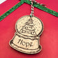 Personalised Christmas Tree Snow Globe Gift Tags