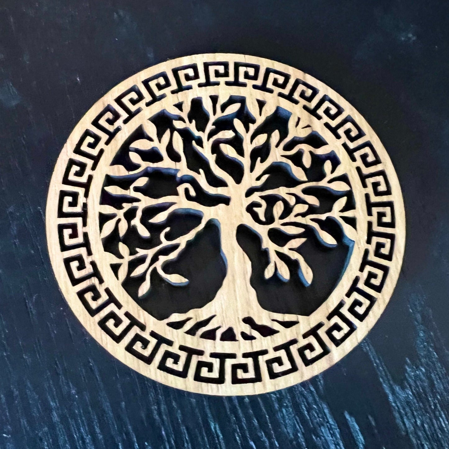 Wooden Celtic Tree of Life Coasters