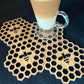 Bee and Honeycomb Coasters 