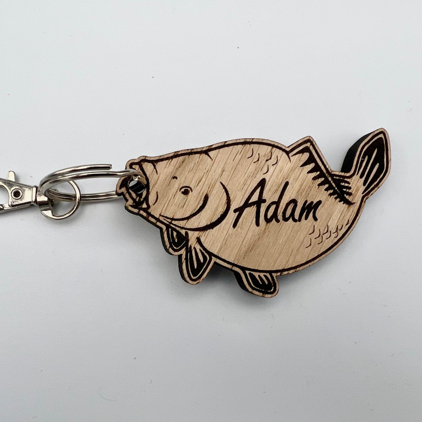Personalised Fish Keyring