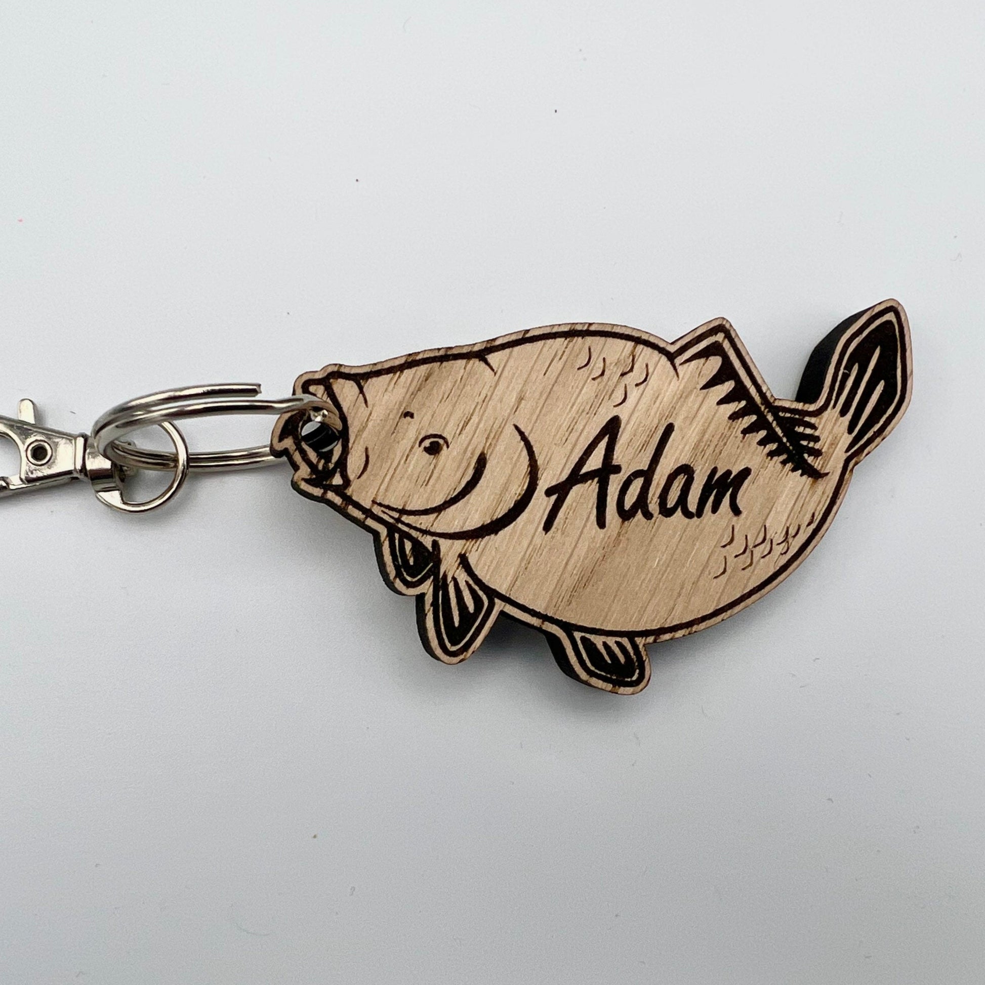 Personalised Fish Keyring