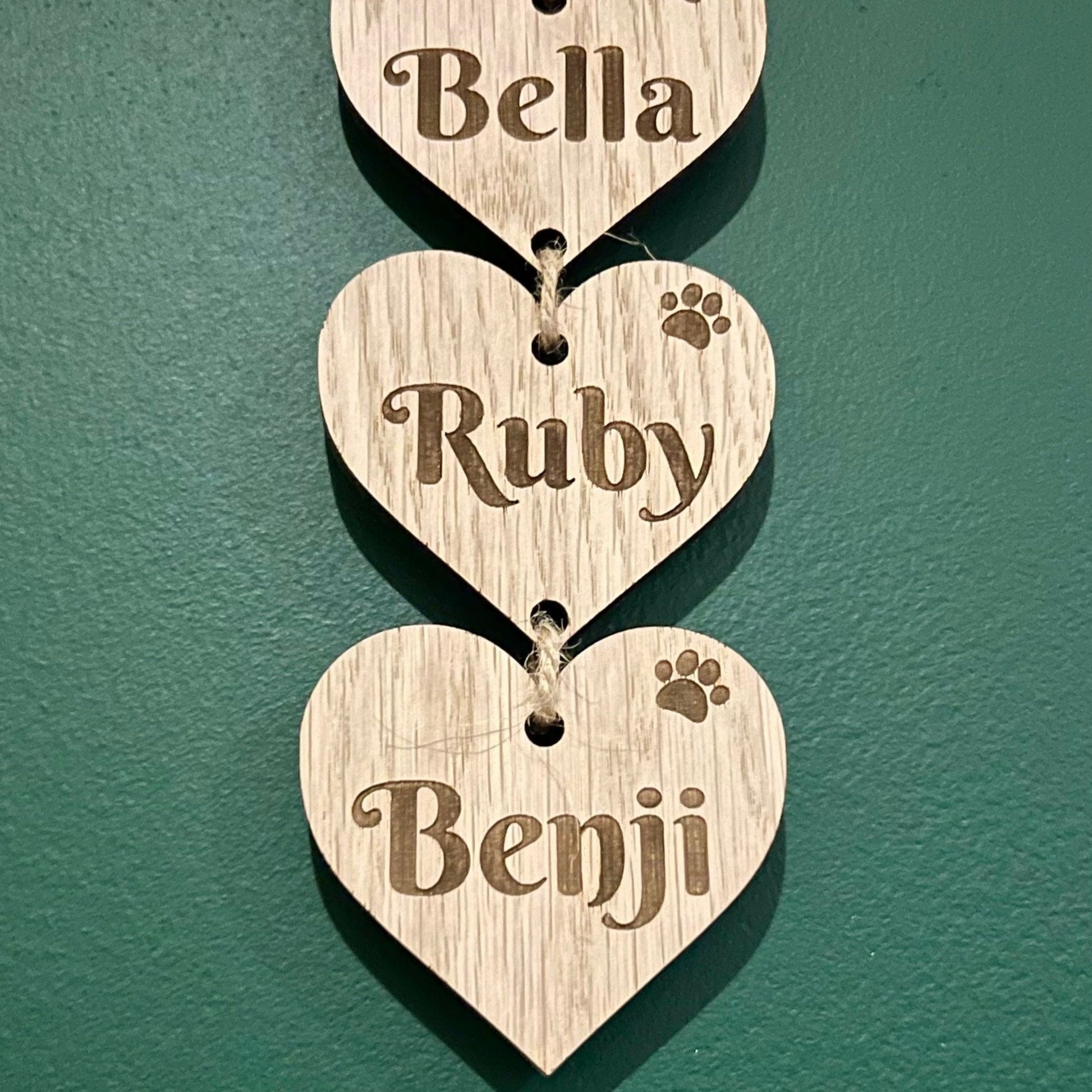 Personalised Pet Name Wall Plaque