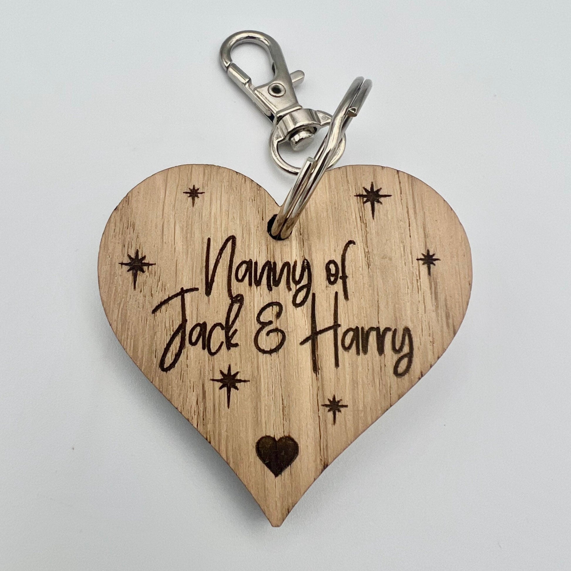 Personalised Nanny Keyring
