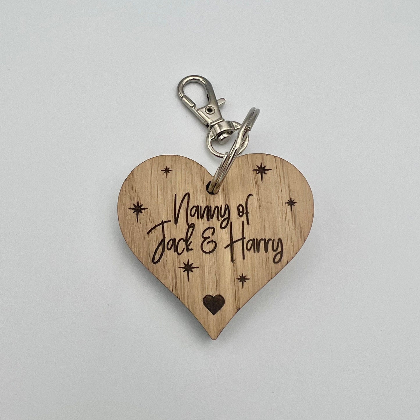 Personalised Nanny Keyring
