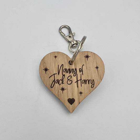 Personalised Nanny Keyring