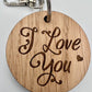 I Love You Keyring