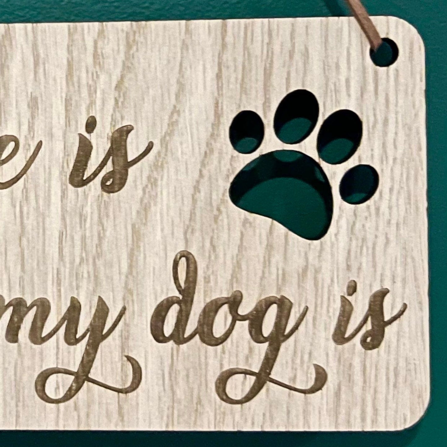 Dog Wall Plaque