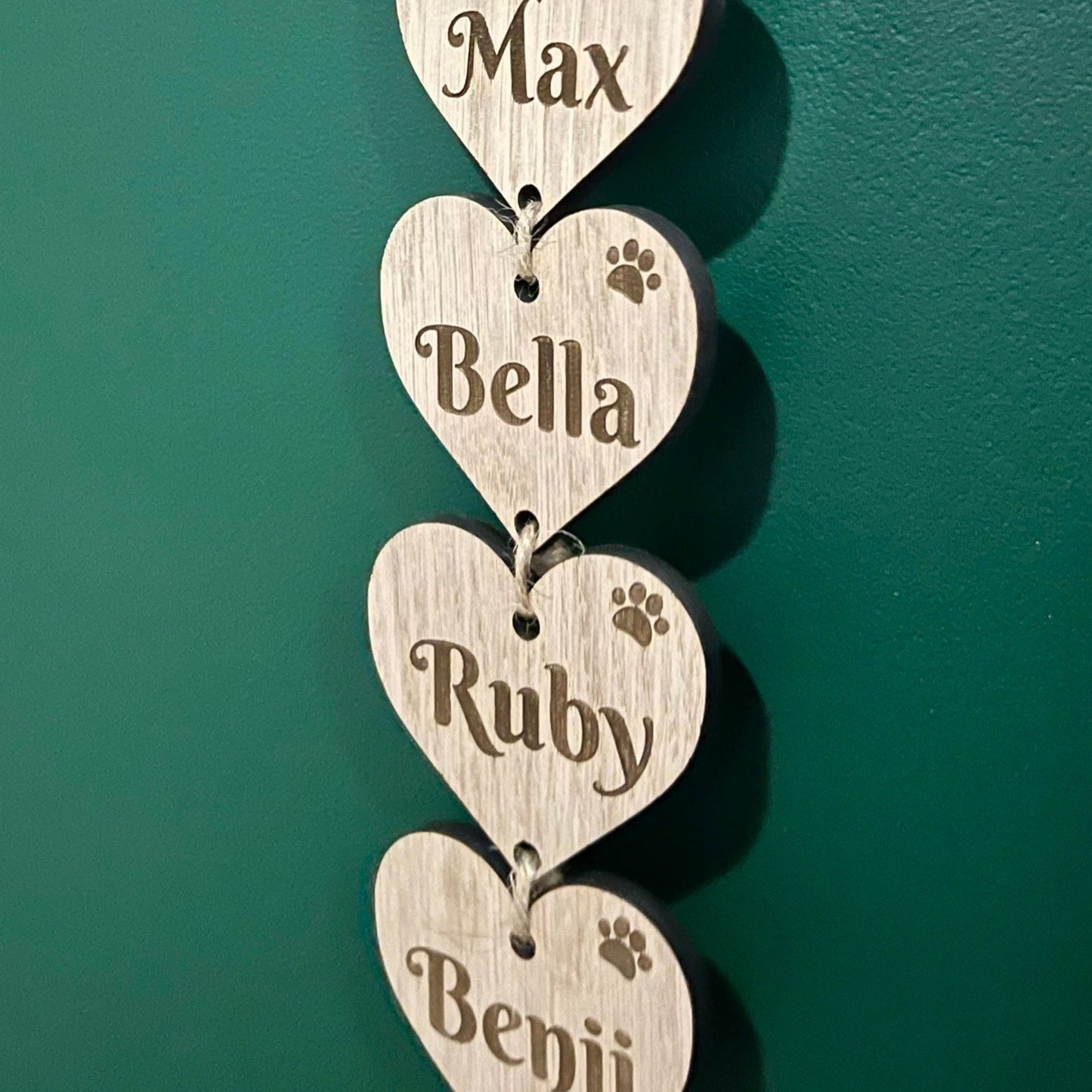 Personalised Pet Name Wall Plaque