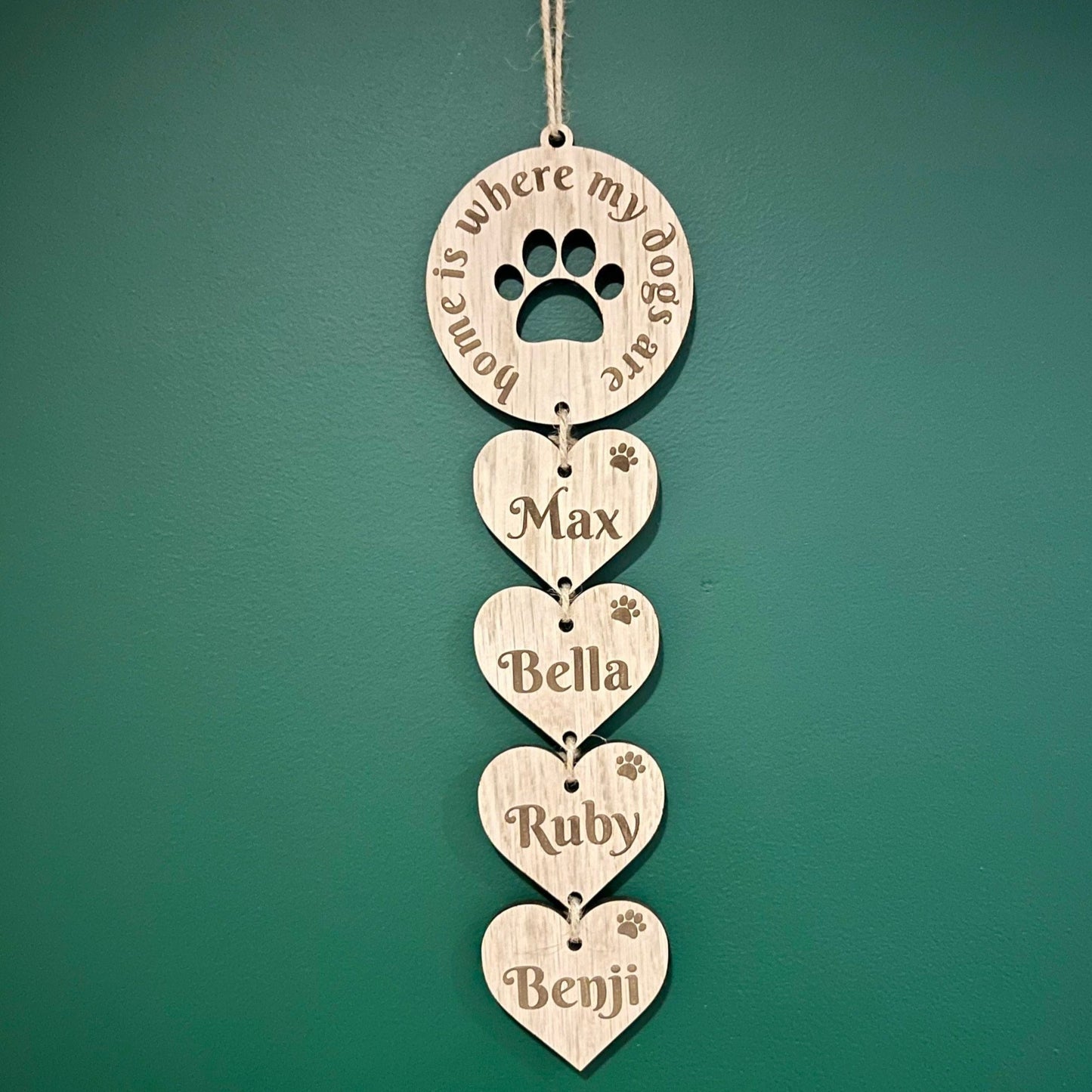 Personalised Pet Name Wall Plaque