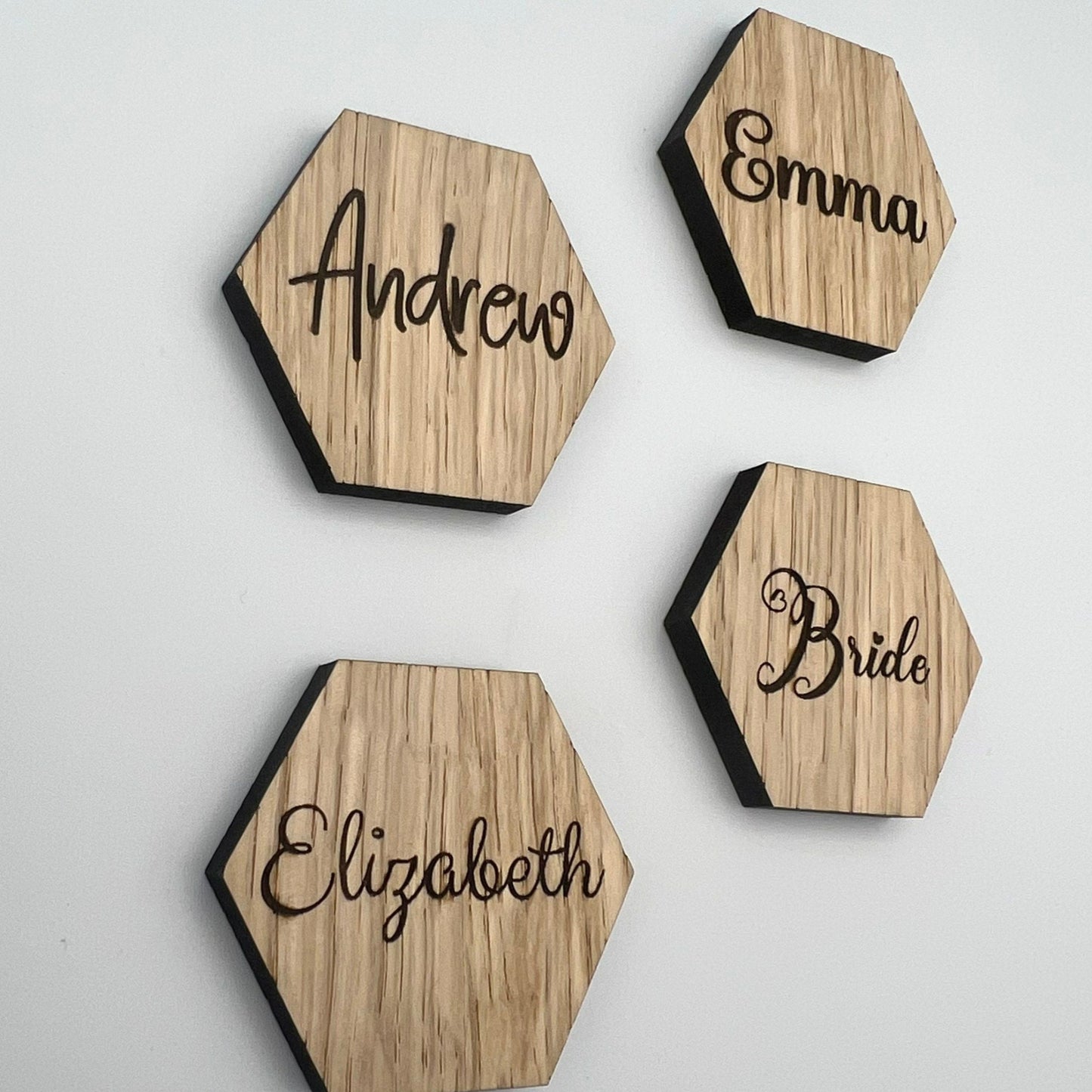 Hexagon Wedding Table Names