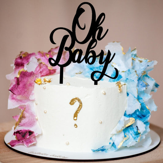 Oh Baby Cake Topper