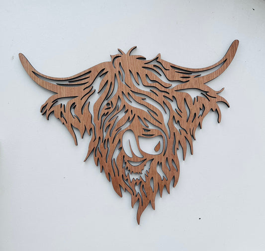 Highland Cow Wall Art