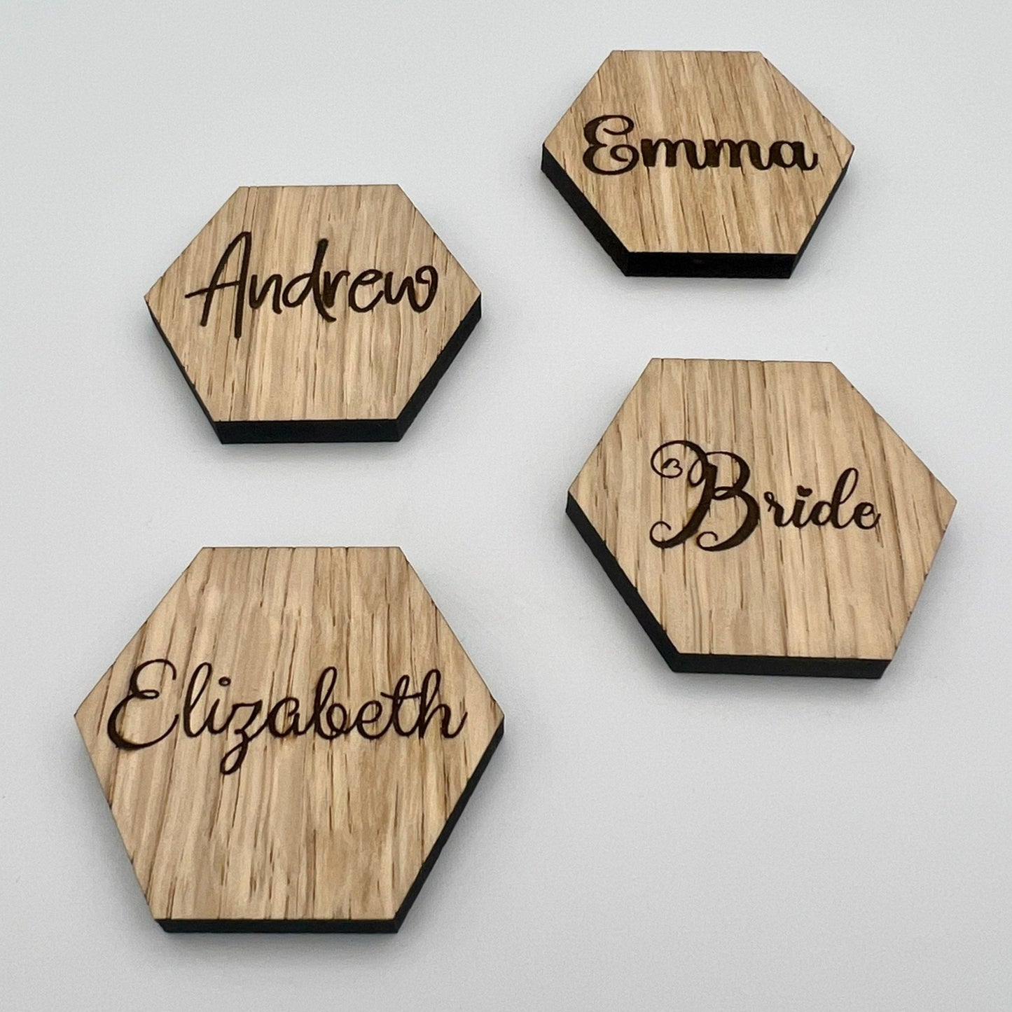 Hexagon Wedding Table Names