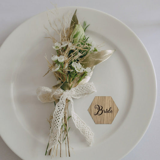 Hexagon Wedding Table Names