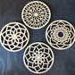 Wooden Patterned Coasters