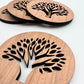 Wooden Tree of Life Coasters