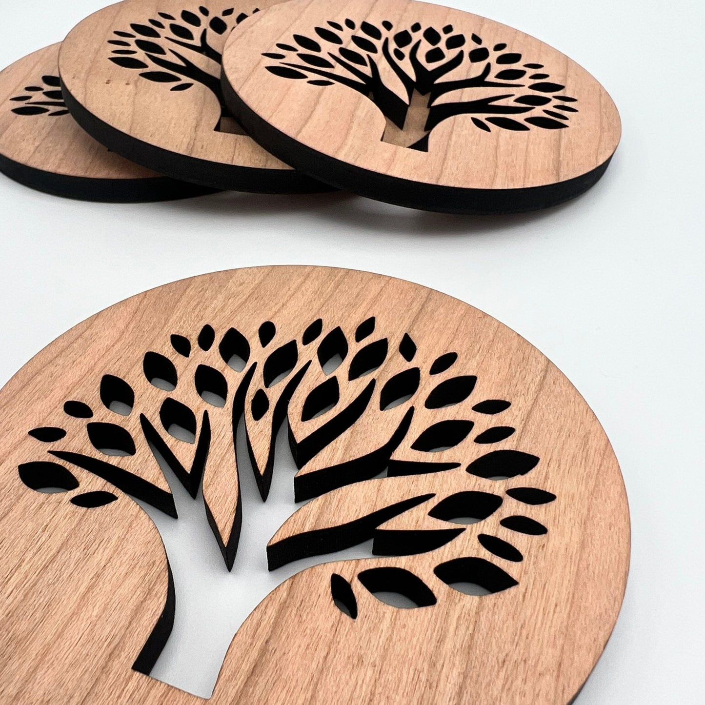 Wooden Tree of Life Coasters