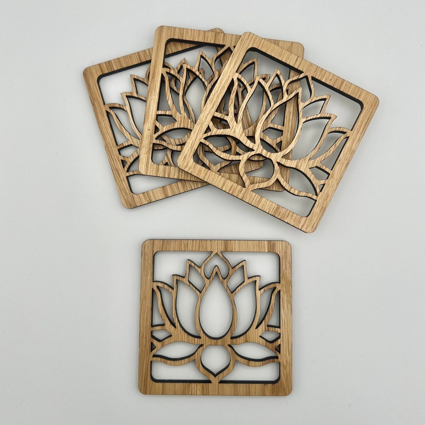 Lotus Flower Coasters