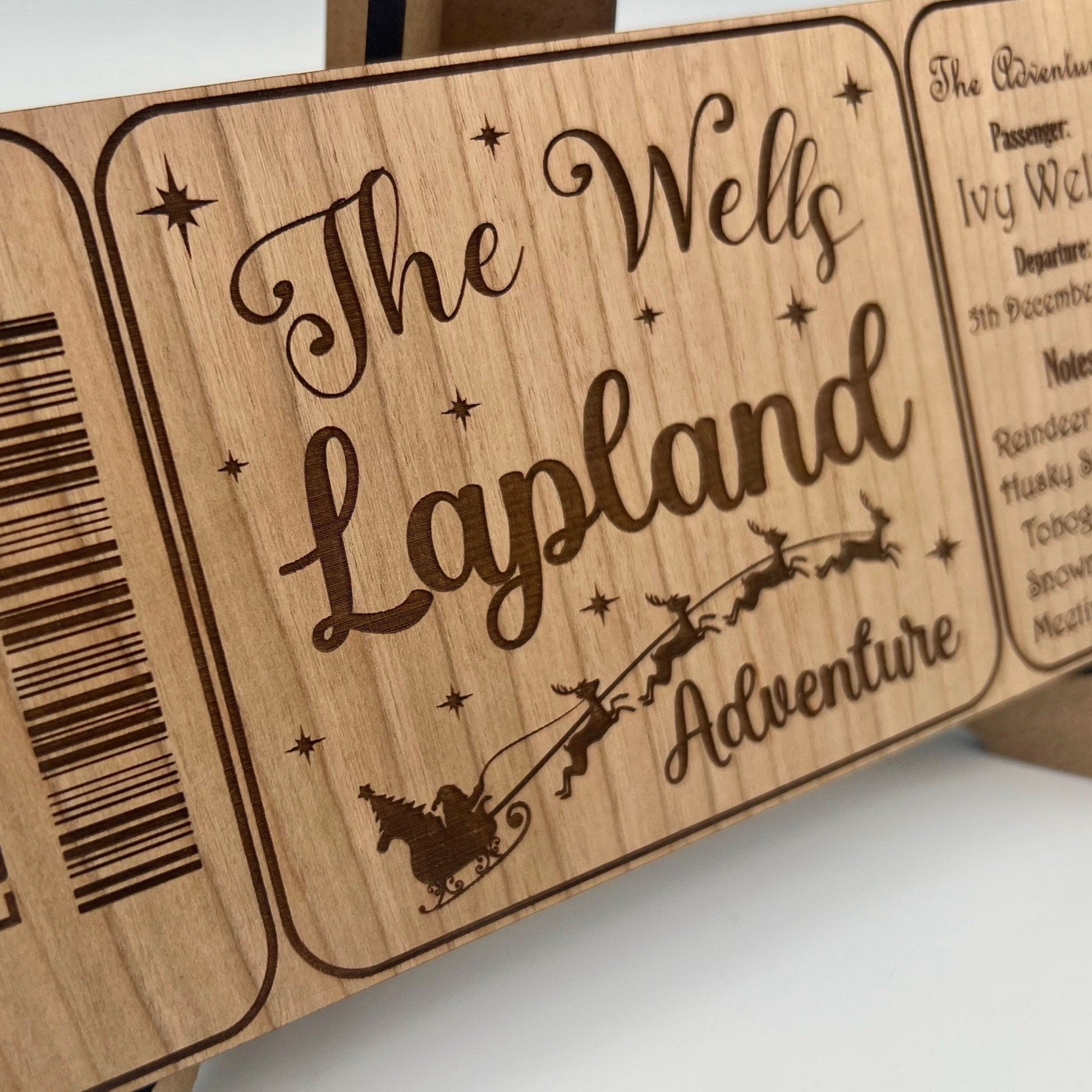 Personalised Boarding Pass to Lapland