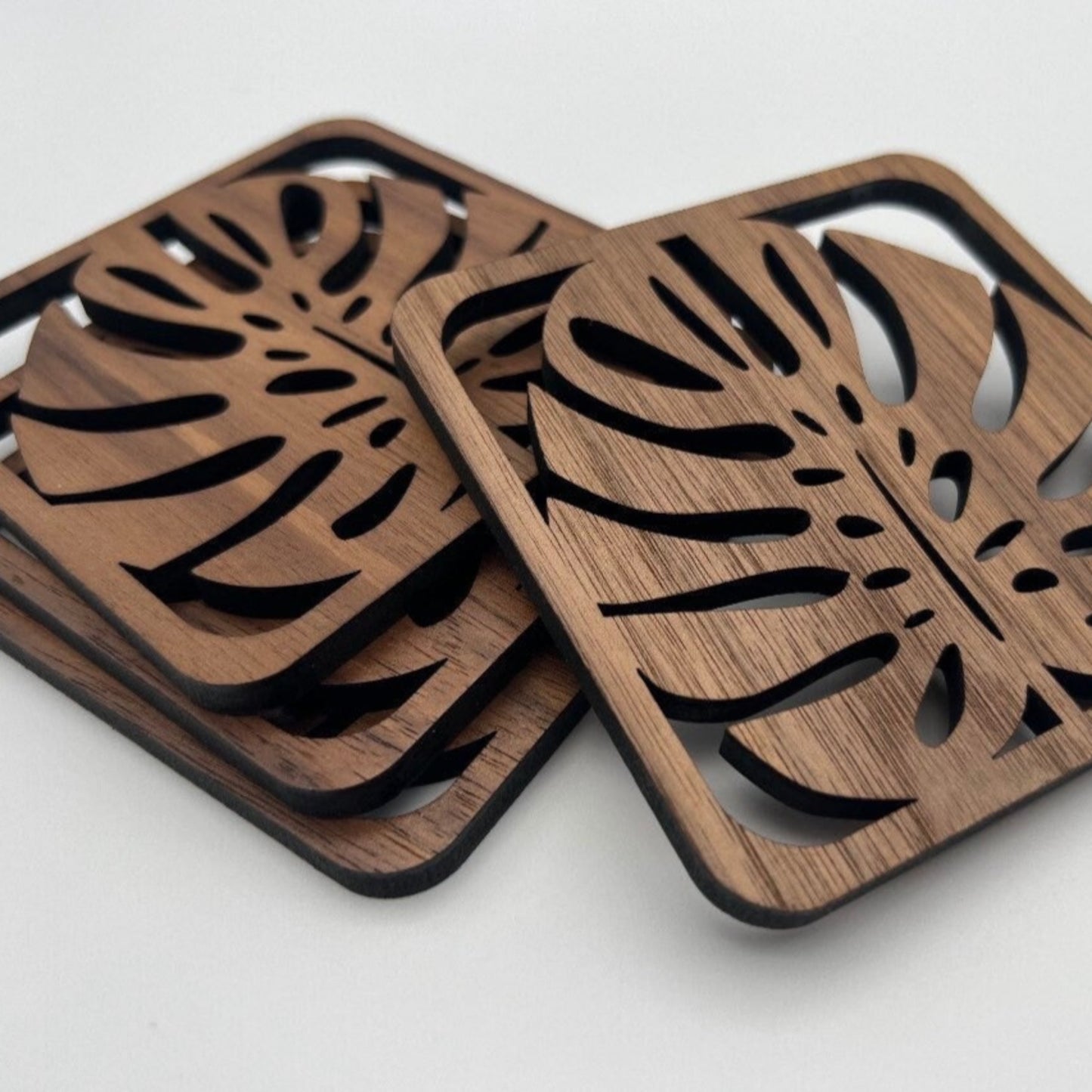 Monstera Leaf Coasters