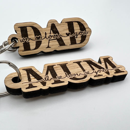 Mum Keyring