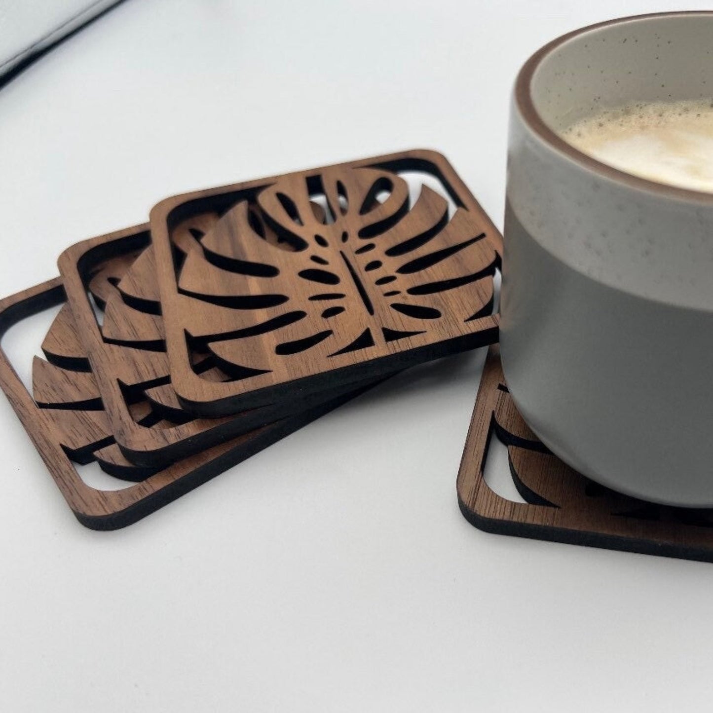 Monstera Leaf Coasters
