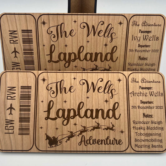 Personalised Boarding Pass to Lapland